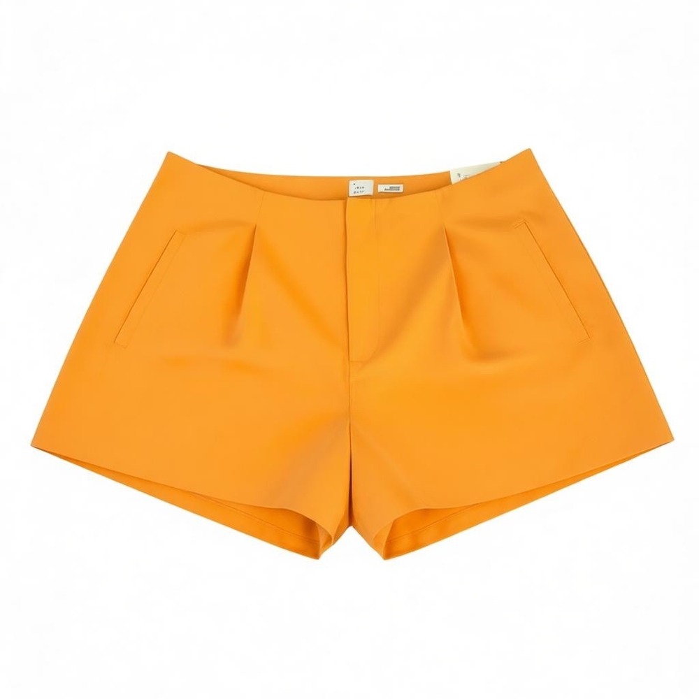 A New Day Orange Stretch Shorts Size 17 XXL NWT‎